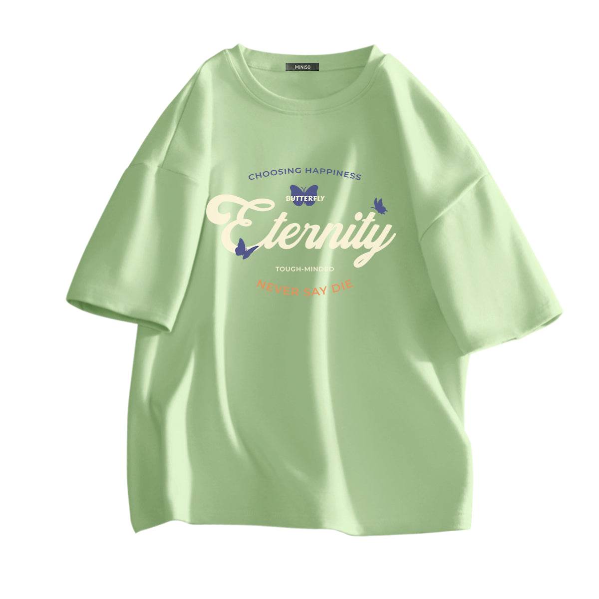 Футболка женская Miniso с круглым вырезом - Boxette Shop